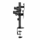 Maclean galda stiprinājums 2 monitoriem, VESA 75x75 un 100x100, 17-32", 2x 9 kg, MC-754N