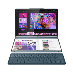 Klēpjdators Lenovo Yoga Book 9 13IMU9, AI-Powered Gaming PC, 13.3 2.8K, Intel Core Ultra 7, RAM 32GB, 512GB SSD, Intel Arc Graphics, Windows 11 Home, Tidal Teal 83FF0020PB