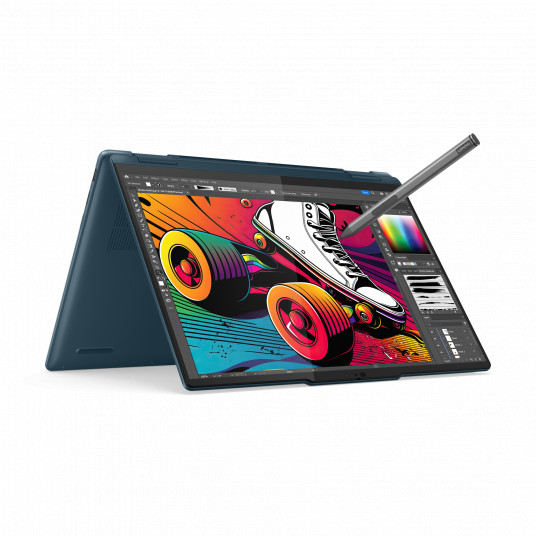 Klēpjdators Lenovo Yoga 7 2-in-1 14IML9, AI-Powered Gaming PC, 14 WUXGA, Intel Core Ultra 5, RAM 16GB, 512GB SSD, Intel Arc Graphics, Windows 11 Home, Tidal Teal 83DJ006WPB