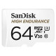 Atmiņas karte SANDISK 64GB microSDXC karte + adapteris