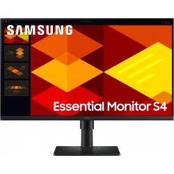 Samsung Essential S4 | S27D402GAU | 27 in | IPS | Full HD (1080p) 1920 x 1080 at 100 Hz | 250 cd/m² | 2xHDMI, DisplayPort | Height, pivot (rotation), swivel, tilt | None