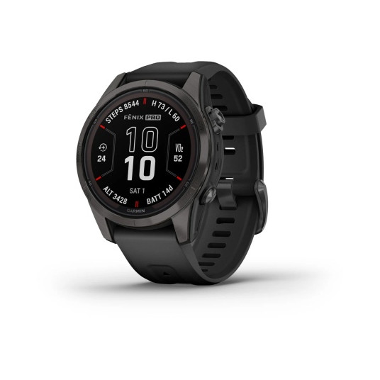 Viedais pulkstenis Garmin Fenix 7S Pro Sapphire Solar Carbon Gray 010-02776-11