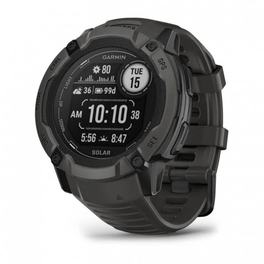 Viedais pulkstenis Garmin Instinct 2X Solar Graphite 010-02805-00