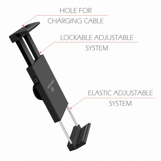 Swissten S-Grip T1-HK Universal Car Holder For Tablets / Phones / GPS Black