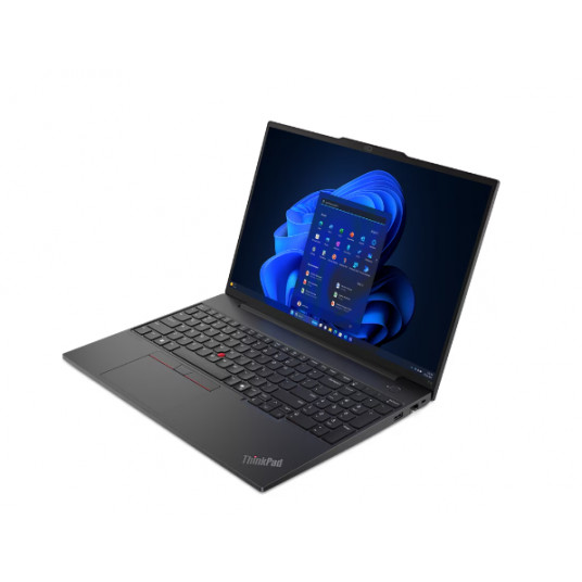 Klēpjdators Lenovo ThinkPad E16 Gen 2 16 WUXGA AMD R7 7735HS/16GB/512GB/AMD Radeon 680M/WIN11 Pro/Nordic Backlit kbd/Black/FP/2Gad garantija | Lenovo
