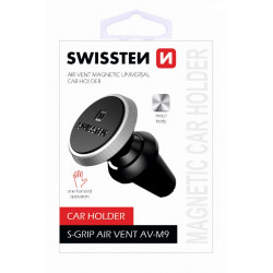 Swissten S-Grip AV-M9 Universal Car Air Vent Holder For Devices Black / Silver