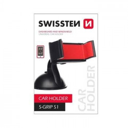 Swissten S-GRIP S1 Premium Universal Window Holder with 360 Rotation For Devices 3.5'- 6.0' inches Black