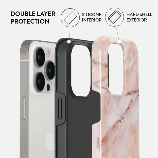 Vāciņš Burga iPhone 13 Pro Morning Sunshine - Pastel Marble Tough