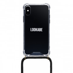 Lookabe Necklace iPhone X/Xs gold black loo003