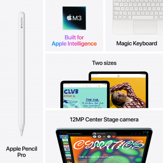 Planšetdators Apple iPad Air 13" Apple M3 Wi-Fi 1TB Purple MCQ34HC/A