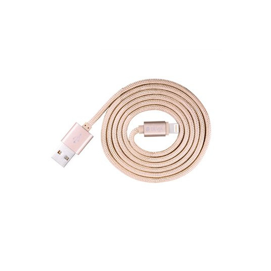 Devia Fashion Series Cable for Lightning (MFi, 2.4A 1.2M) rose gold