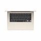 Klēpjdators Apple MacBook Air 15” Apple M4 10C CPU, 10C GPU/16GB/256GB SSD/Starlight/INT MW1J3ZE/A