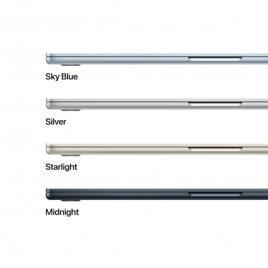 Klēpjdators Apple MacBook Air 15” Apple M4 10C CPU, 10C GPU/16GB/256GB SSD/Starlight/INT MW1J3ZE/A