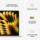 Klēpjdators Apple MacBook Air 15” Apple M4 10C CPU, 10C GPU/16GB/256GB SSD/Starlight/INT MW1J3ZE/A