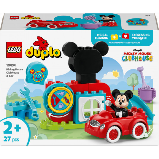 LEGO® 10454 DUPLO Disney TM Mikipeles klubs un automašīna