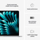 Klēpjdators Apple MacBook Air 15” Apple M4 10C CPU, 10C GPU/16GB/512GB SSD/Silver/INT MW1H3ZE/A