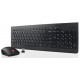 Lenovo 4X30M39497 Tastatūra Pele komplektā Universāla radiofrekvences bezvadu QWERTY angļu (ASV) melna
