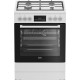 Gas cooker Beko, 60cm, inox