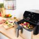 Tefal Easy Fry Mega EY855D10 fryer Single 7.5 L Stand-alone 2020 W Hot air fryer Black, Stainless steel