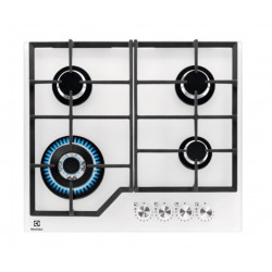 Electrolux KGG64362W White Iebūvējamais 60 cm gāzes 4 zonu(-u) skapis