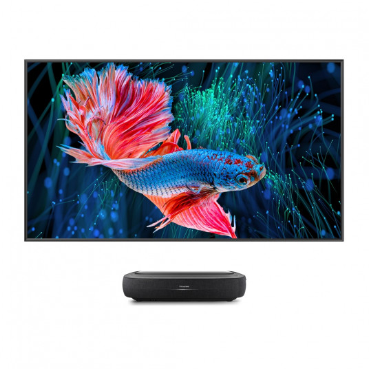 Hisense 120L9HA Ultraīsas projekcijas TV projektors 3000 ANSI lūmenu DLP UHD 4K (3840x2160) melns