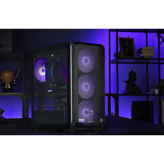 Actina 5901443410294 PC AMD Ryzen™ 7 8400F 32 GB DDR5-SDRAM 1 TB SSD Intel Arc B580 "Midi Tower" melns