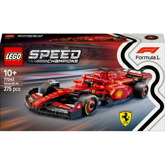 LEGO® 77242 SPEED CHAMPIONS F1® sacīkšu automašīna Ferrari SF-24