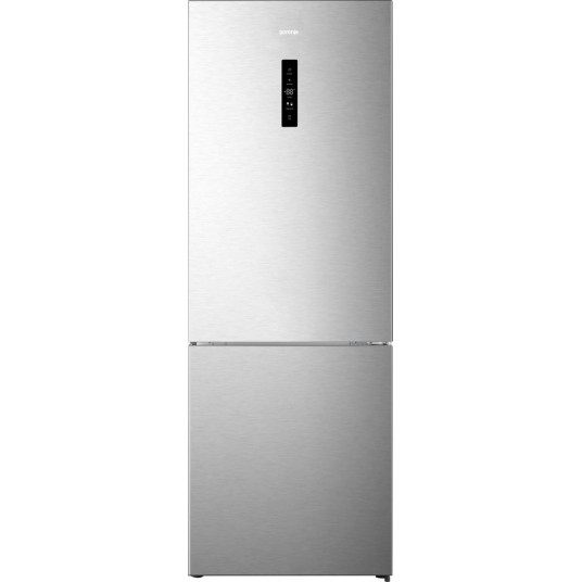 Gorenje NRK720EAXL4 ledusskapis ar saldētavu 495 L E Pelēks