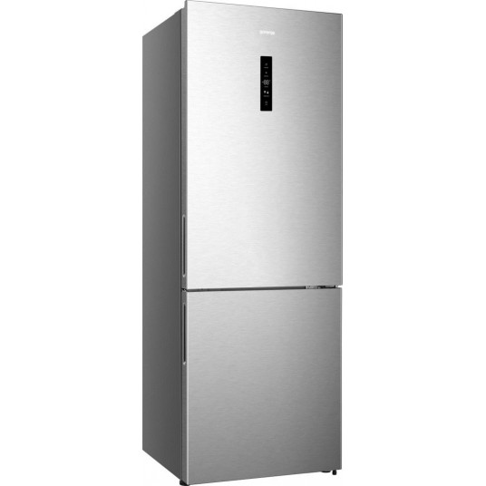 Gorenje NRK720EAXL4 ledusskapis ar saldētavu 495 L E Pelēks