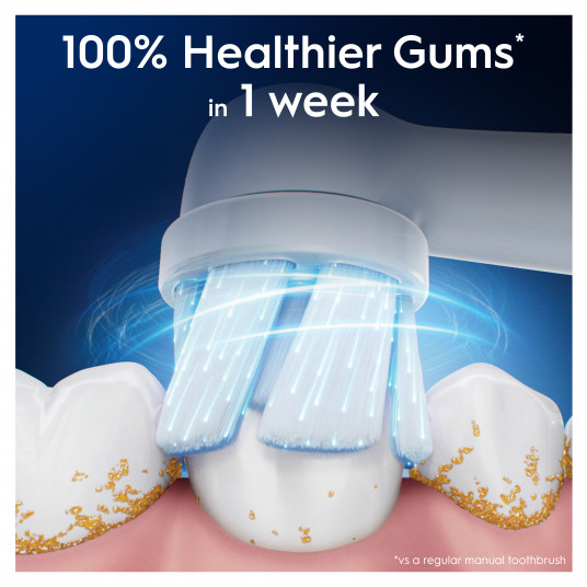 SWF-4 Oral-B GentleCare White zobu birstes galviņas, 4 gab.