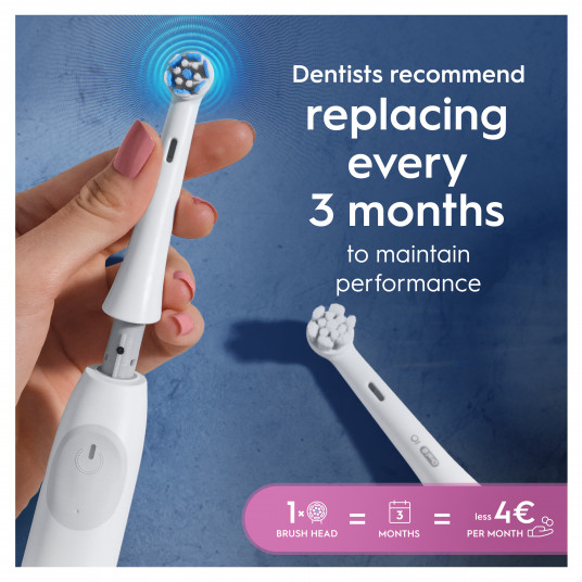 SWF-4 Oral-B GentleCare White zobu birstes galviņas, 4 gab.
