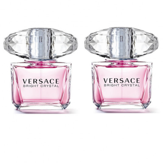 Versace Bright Crystal Eau De Toilette Spray 2x30ml