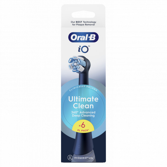 CBF-6 Oral-B UltimateClean Black zobu birstes galviņas, 6 gab.
