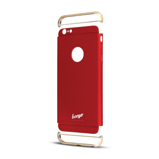 Beeyo Smooth Silicone Back Case For Samsung G920 Galaxy S6 Red