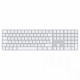 Magic Keyboard with Touch ID and Numeric Keypad for Mac models with Apple silicon - International English - White Keys