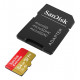 Atmiņas karte SanDisk Extreme microSDXC 64GB + SD adapteris + 1 gads Rescue