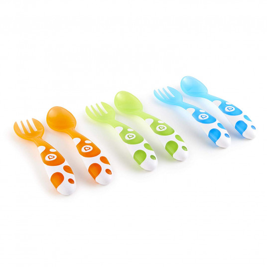 MUNCHKIN galda piederumu komplekts 6 gab. 12m+ 01145404