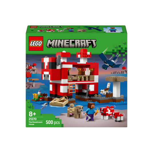 LEGO® 21270 Minecraft Mooshroom House