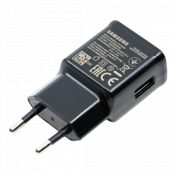 Samsung 15 W USB-A ātrais adapteris EP-TA200 - melns