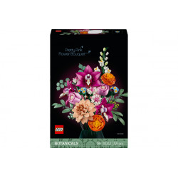 LEGO® 10342 Botanicals Skaists rozā ziedu pušķis