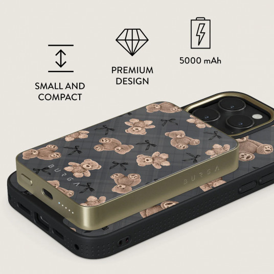 Ārējais akumulators Burga Magnetic Power Bank BFF Gold