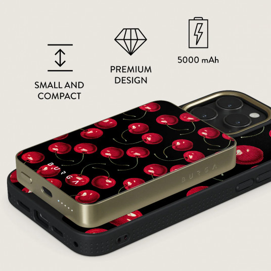 Ārējais akumulators Burga Magnetic Power Bank Cherrybomb Gold