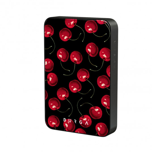 Ārējais akumulators Burga Magnetic Power Bank Cherrybomb Gunmetal
