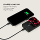 Ārējais akumulators Burga Magnetic Power Bank Cherrybomb Gunmetal