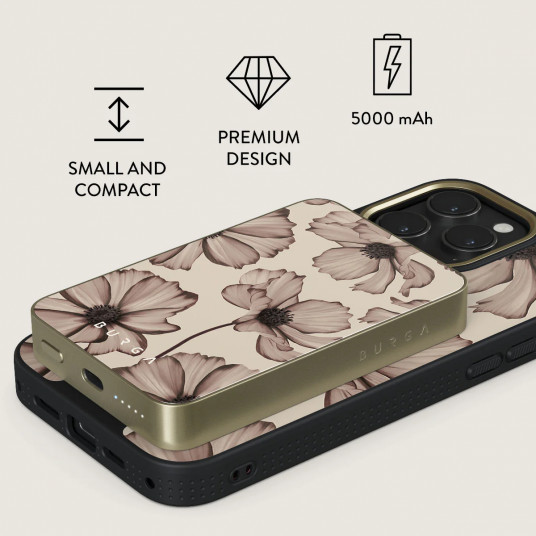 Ārējais akumulators Burga Magnetic Power Bank Barely Yours Gold
