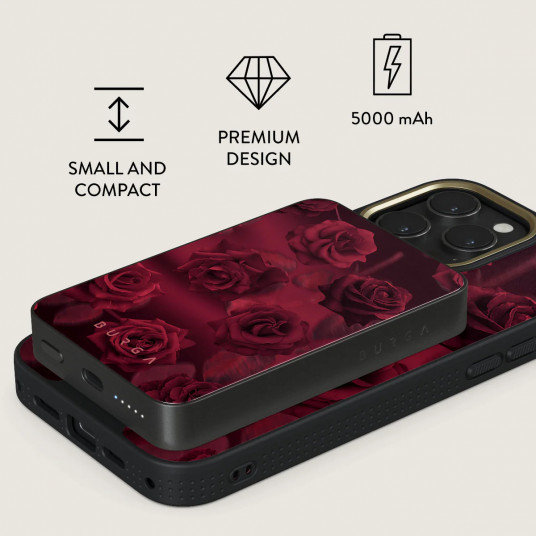 Ārējais akumulators Burga Magnetic Power Bank Femme Fatale Gunmetal