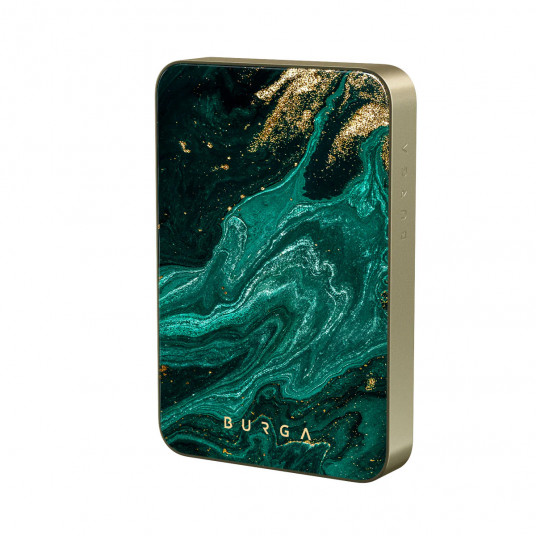 Ārējais akumulators Burga Magnetic Power Bank Emerald Pool Gold