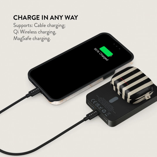 Ārējais akumulators Burga Magnetic Power Bank Prophecy Gunmetal