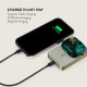 Ārējais akumulators Burga Magnetic Power Bank Emerald Pool Gold