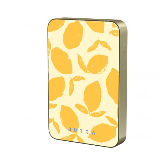 Ārējais akumulators Burga Magnetic Power Bank Lemon Tart Gold